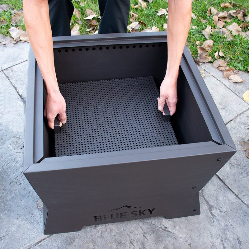 Blue Sky Outdoor Living 22" Square Peak Smokeless Patio Fire Pit Wayfair